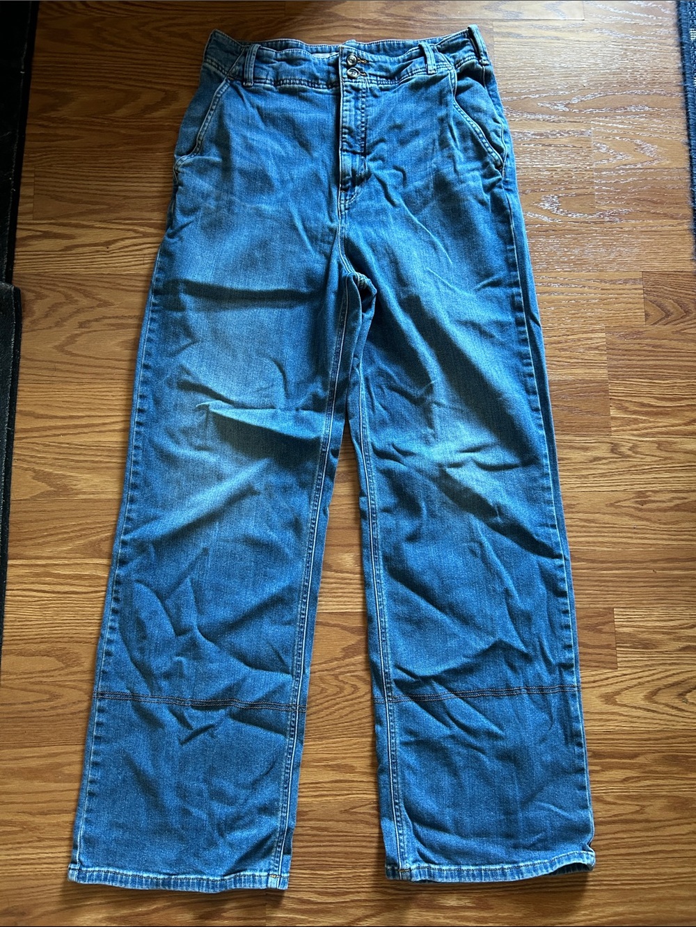 Anthropologie Pilcro & the Letterpress Wide Leg Trouser Jeans Women's size 32T